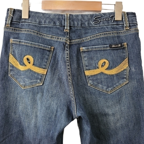 Seven7 Denim Bootcut Boyfriend Jeans Size 8 - Picture 7 of 14